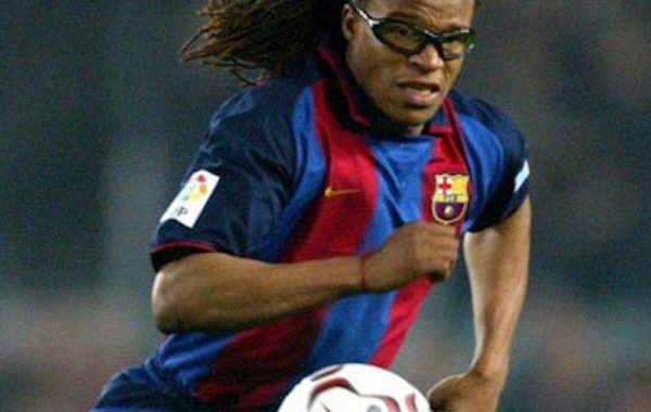 Edgar Davids i Barça-trøjen i 2004.