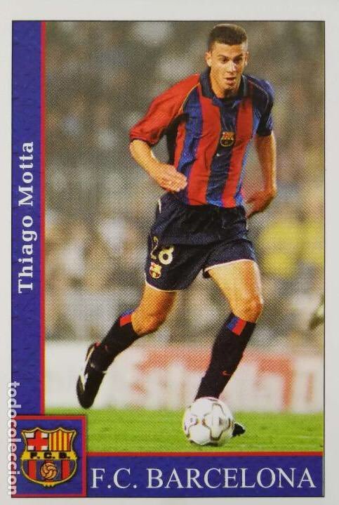 Thiago Motta i aktion for Barça