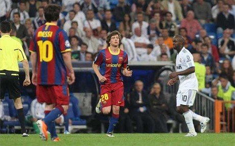 Sergi Roberto mod Real Madrid